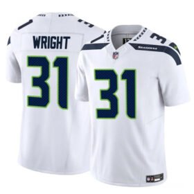 White Seattle Seahawks #31 Jacardia Wright 2025 F.U.S.E. Vapor Untouchable Limited Stitched Football Jersey - SSR37