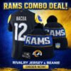 [All Players] Los Angeles Rams Nike 2025 Rivalries Collection Game Jersey (Midnight Blue) - LAR01