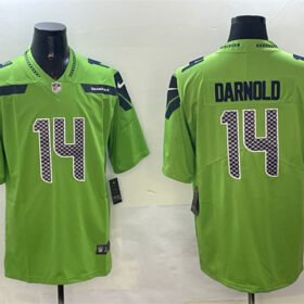 Green Seattle Seahawks #14 Sam Darnold 2025 Vapor Limited Stitched Football Jersey - SSR69