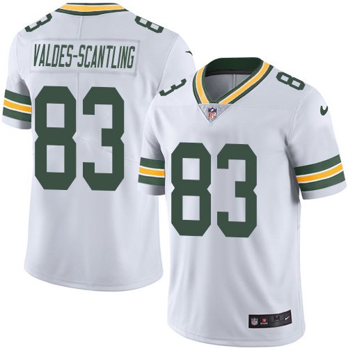 Nike Packers #83 Marquez Valdes-Scantling White Stitched NFL Vapor Untouchable Limited Jersey - GBJ347