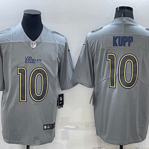 Grey Los Angeles Rams #10 Cooper Kupp Atmosphere Fashion Stitched Jersey - LAR155