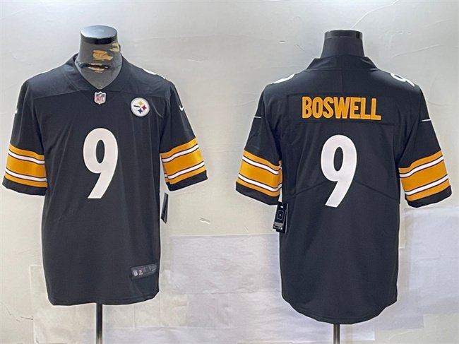 Black Pittsburgh Steelers #9 Chris Boswell Vapor Untouchable Stitched Jersey - PSJ455