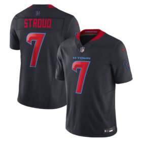 [All Players] Navy Houston Texans 2nd Alternate 2025 F.U.S.E. Vapor Limited Stitched Football Jersey - HTJ01