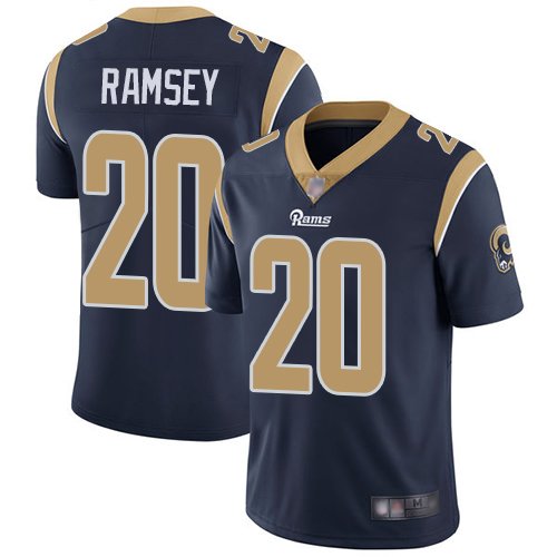 Nike Rams #20 Jalen Ramsey Navy Blue Team Color Stitched NFL Vapor Untouchable Limited Jersey - LAR67
