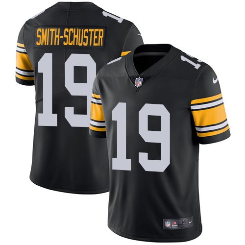 Nike Steelers #19 JuJu Smith-Schuster Black Alternate Stitched NFL Vapor Untouchable Limited Jersey - PSJ392