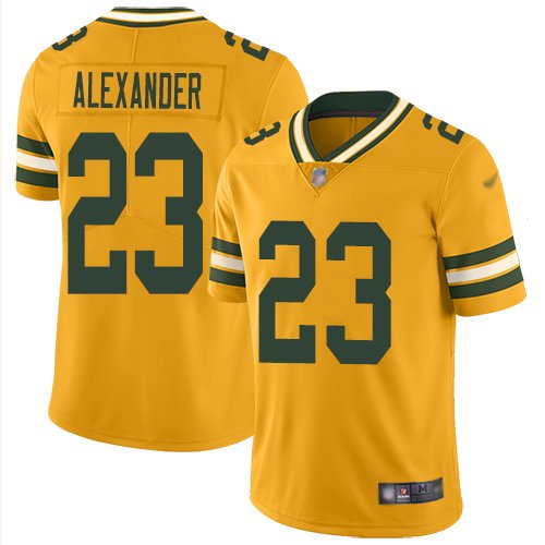Nike Packers #23 Jaire Alexander Gold Stitched NFL Limited Inverted Legend Jersey - GBJ120