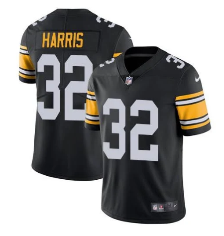 Black Pittsburgh Steelers #32 Franco Harris Vapor Untouchable Limited Stitched Jersey - PSJ182