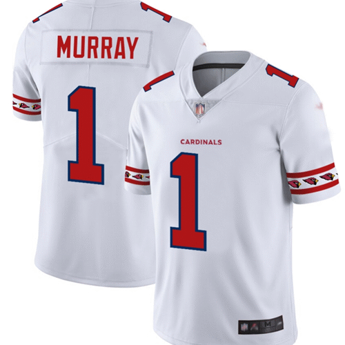 Nike Cardinals #1 Kyler Murray White Stitched NFL Limited Team Logo Fashion Jersey - ACJ366