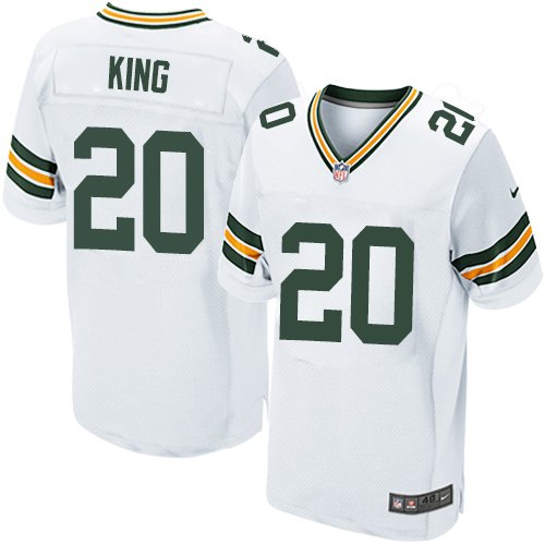 Nike Packers #20 Kevin King White Stitched NFL Elite Jersey - GBJ101
