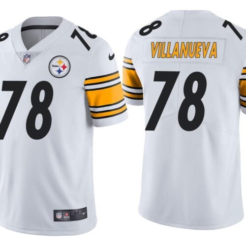 Pittsburgh Steelers White #78 Alejandro Villanueva Vapor Untouchable Limited Stitched Jersey - PSJ549