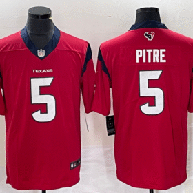 Red Houston Texans #5 Jalen Pitre Vapor Untouchable Limited Stitched Jersey - HTJ76