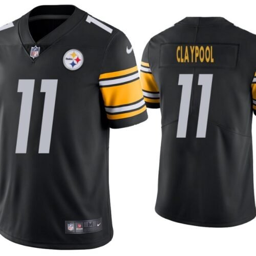 Pittsburgh Steelers #11 Chase Claypool Black Vapor Limited Stitched Jersey - PSJ171