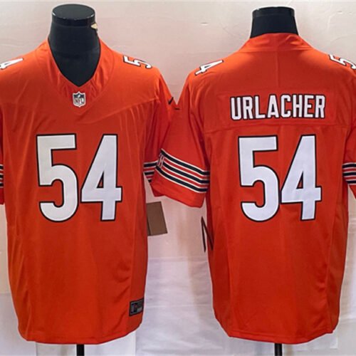 Orange Chicago Bears #54 Brian Urlacher 2023 F.U.S.E. Vapor Untouchable Limited Stitched Football Jersey - CBJ08