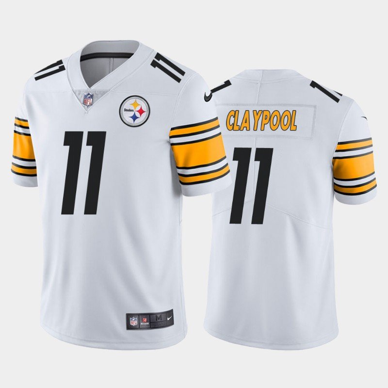 Pittsburgh Steelers #11 Chase Claypool White Vapor Untouchable Limited Stitched Jersey - PSJ573