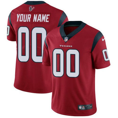 Red Houston Texans 2023 Draft Custom Vapor Untouchable Limited Stitched Jersey - HTJ299