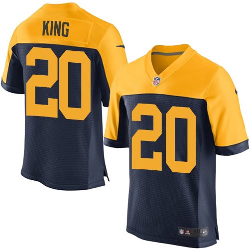 Nike Packers #20 Kevin King Navy Blue Alternate Stitched NFL New Elite Jersey - GBJ50