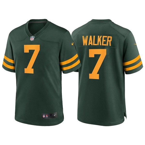 Green Green Bay Packers #7 Quay Walker Stitched Football Jersey - GBJ126