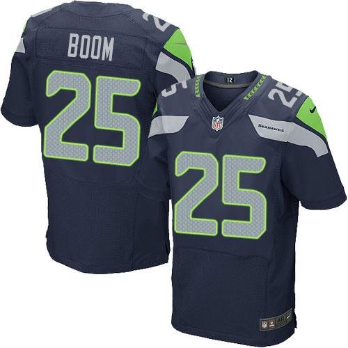 Nike Seahawks #25 Richard Sherman Steel Blue Team Color Stitched NFL Legion of Boom Elite Jersey