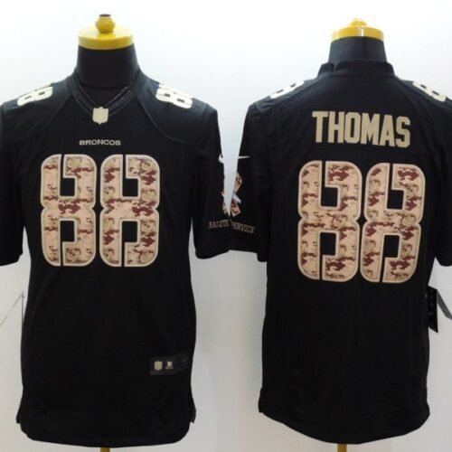 Black Denver Broncos #88 Demaryius Thomas Salute to Service Limited Stitched Jersey