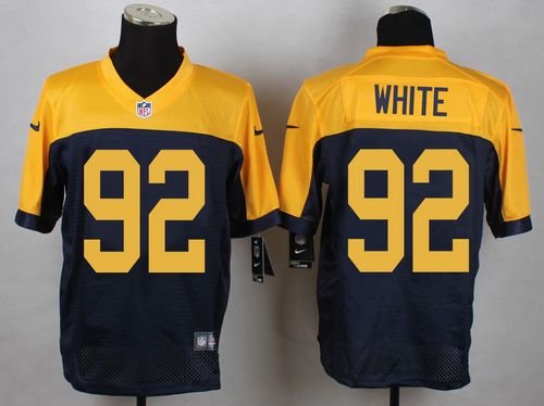 Nike Packers #92 Reggie White Navy Blue Alternate Stitched NFL New Elite Jersey - GBJ463