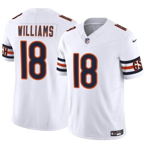 [All Players] White Chicago Bears 2025 F.U.S.E. Vapor Untouchable Limited Stitched Football Jersey - CBJ01