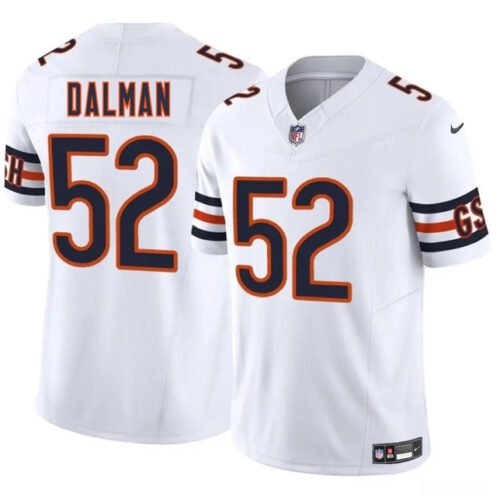 White gChicago Bears #52 Drew Dalman 2025 F.U.S.E. Vapor Stitched Football Jersey - CBJ42