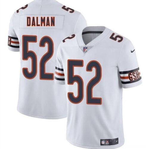 White Chicago Bears #52 Drew Dalman 2025 Vapor Stitched Football Jersey - CBJ589