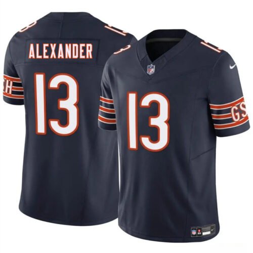 Navy Chicago Bears #13 Maurice Alexander 2025 F.U.S.E. Vapor Untouchable Limited Stitched Football Jersey - CBJ397