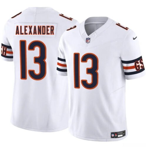 White Chicago Bears #13 Maurice Alexander 2025 F.U.S.E. Vapor Untouchable Limited Stitched Football Jersey - CBJ526