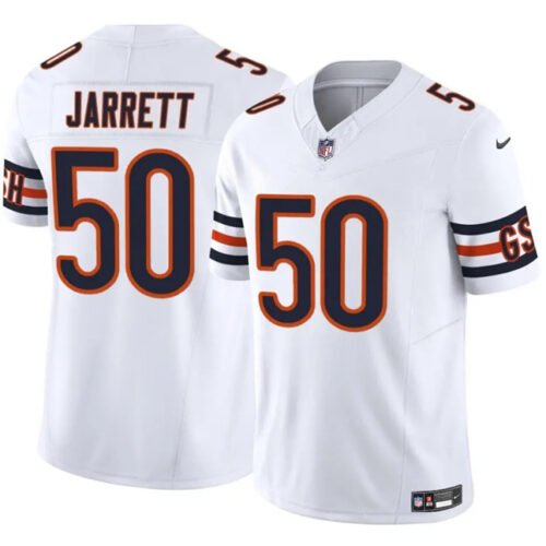 White Chicago Bears #50 Grady Jarrett 2025 F.U.S.E. Vapor Untouchable Limited Stitched Football Jersey - CBJ362