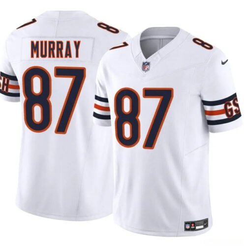 White Chicago Bears #87 Jordan Murray 2025 F.U.S.E. Vapor Stitched Football Jersey - CBJ596