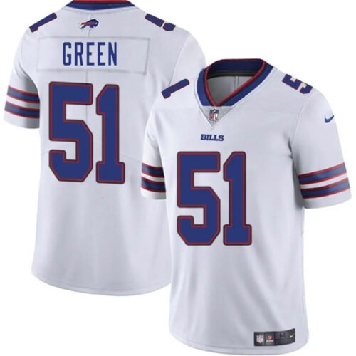 White Buffalo Bills #51 Kendrick Green 2025 Vapor Untouchable Limited Stitched Football Jersey - BBN18