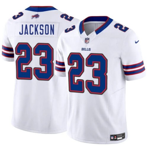 White Buffalo Bills #23 Dane Jackson 2025 F.U.S.E. Vapor Untouchable Limited Stitched Football Jersey - BBN59