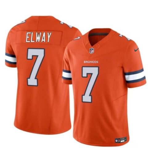 Orange Denver Broncos #7 John Elway 2023 F.U.S.E. Vapor Untouchable Stitched Jersey