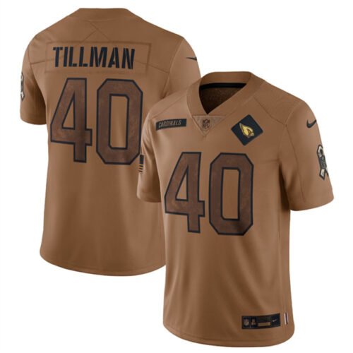 Brown Arizona Cardinals #40 Pat Tillman 2023 Salute To Service Limited Stitched Football Jersey - ACJ313