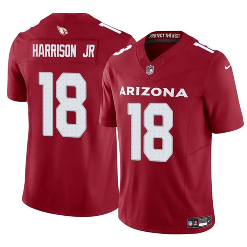 Red Arizona Cardinals #18 Marvin Harrison Jr 2024 Draft F.U.S.E. Vapor Untouchable Limited Stitched Football Jersey - ACJ90