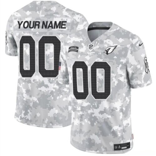 Arctic Camo Arizona Cardinals Active Player Custom 2024 F.U.S.E Salute to Service Limited Stitched Football Jersey - ACJ213
