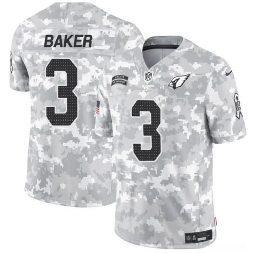 Arctic Camo Arizona Cardinals #3 Budda Baker 2024 F.U.S.E Salute to Service Limited Stitched Football Jersey - ACJ236