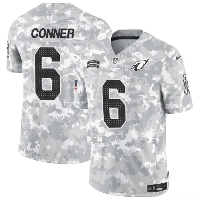 Arctic Camo Arizona Cardinals #6 James Conner 2024 F.U.S.E Salute to Service Limited Stitched Football Jersey - ACJ156