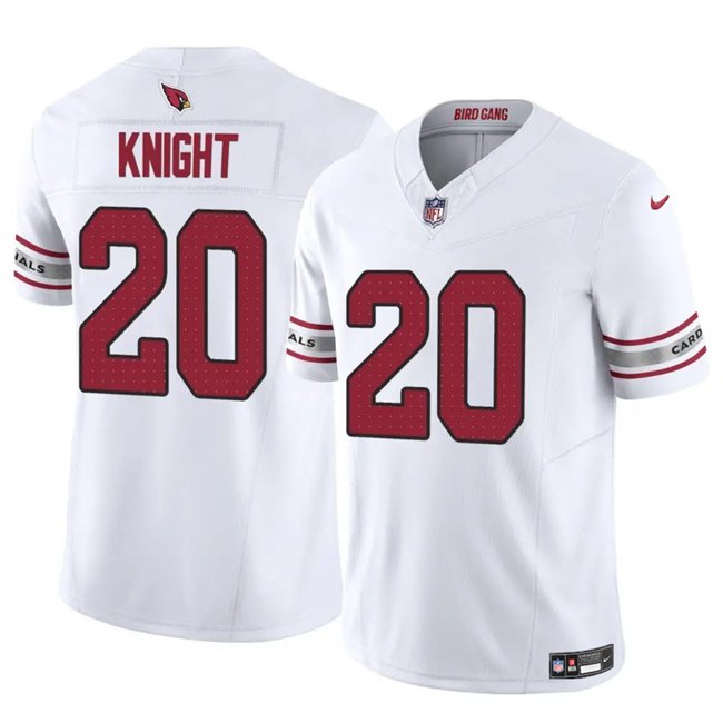 White Arizona Cardinals #20 Bam Knight 2025 F.U.S.E. Vapor Untouchable Limited Stitched Jersey - ACJ327