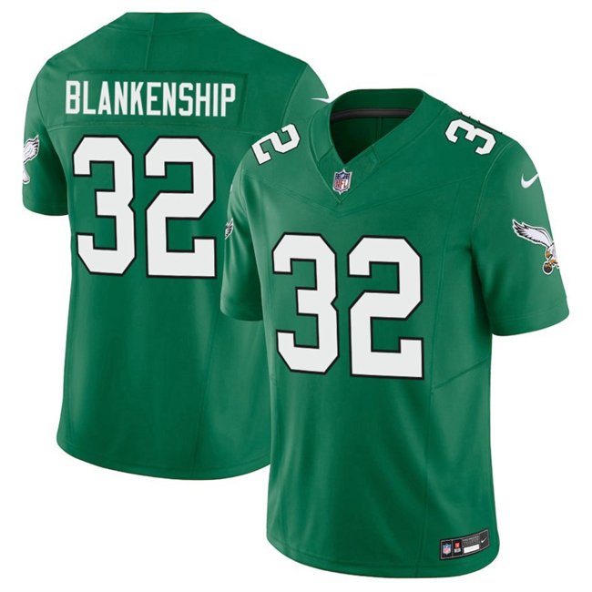 Green Philadelphia Eagles #32 Reed Blankenship Kelly 2025 F.U.S.E. Vapor Untouchable Limited Throwback Stitched Football Jersey - PEL44