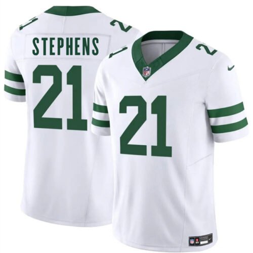 White New York Jets #21 Brandon Stephens 2025 F.U.S.E. Vapor Untouchable Limited Stitched Jersey - NYJ30