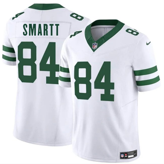 White New York Jets #84 Stone Smartt 2025 F.U.S.E. Vapor Untouchable Limited Stitched Jersey - NYJ13