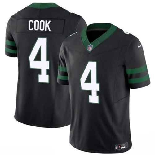 Black New York Jets #4 Brady Cook 2025 F.U.S.E. Vapor Untouchable Limited Stitched Jersey - NYJ31