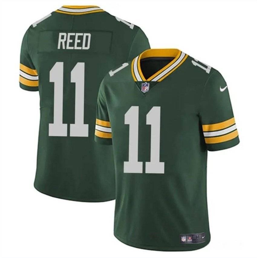 Green Green Bay Packers #11 Jayden Reed Vapor Untouchable Stitched Jersey - GBJ513