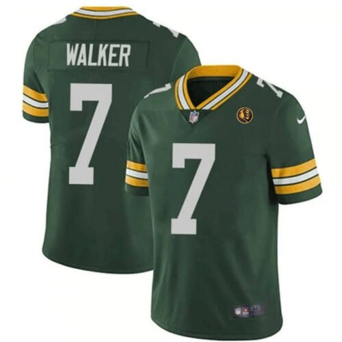 Green Green Bay Packers #7 Quay Walker Vapor Limited Throwback Stitched Football Jersey - GBJ248