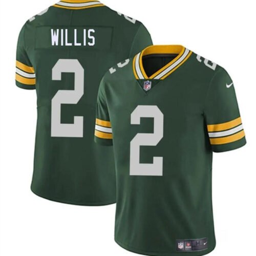 Green Green Bay Packers #2 Malik Willis Vapor Limited Stitched Football Jersey - GBJ69
