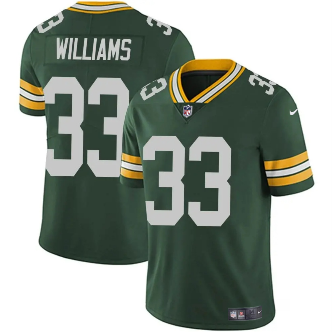 Green Green Bay Packers #33 Evan Williams Vapor Untouchable Limited Stitched Jersey - GBJ403