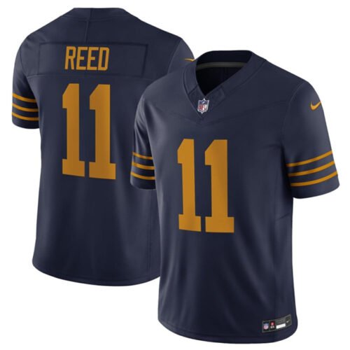 Navy Green Bay Packers #11 Jayden Reed The 1923 Classic Vapor F.U.S.E. Limited Stitched Football Jersey - GBJ471