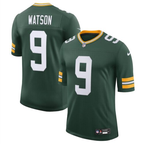 Green Green Bay Packers #9 Christian Watson 2025 New Vapor Untouchable Limited Stitched Football Jersey - GBJ292